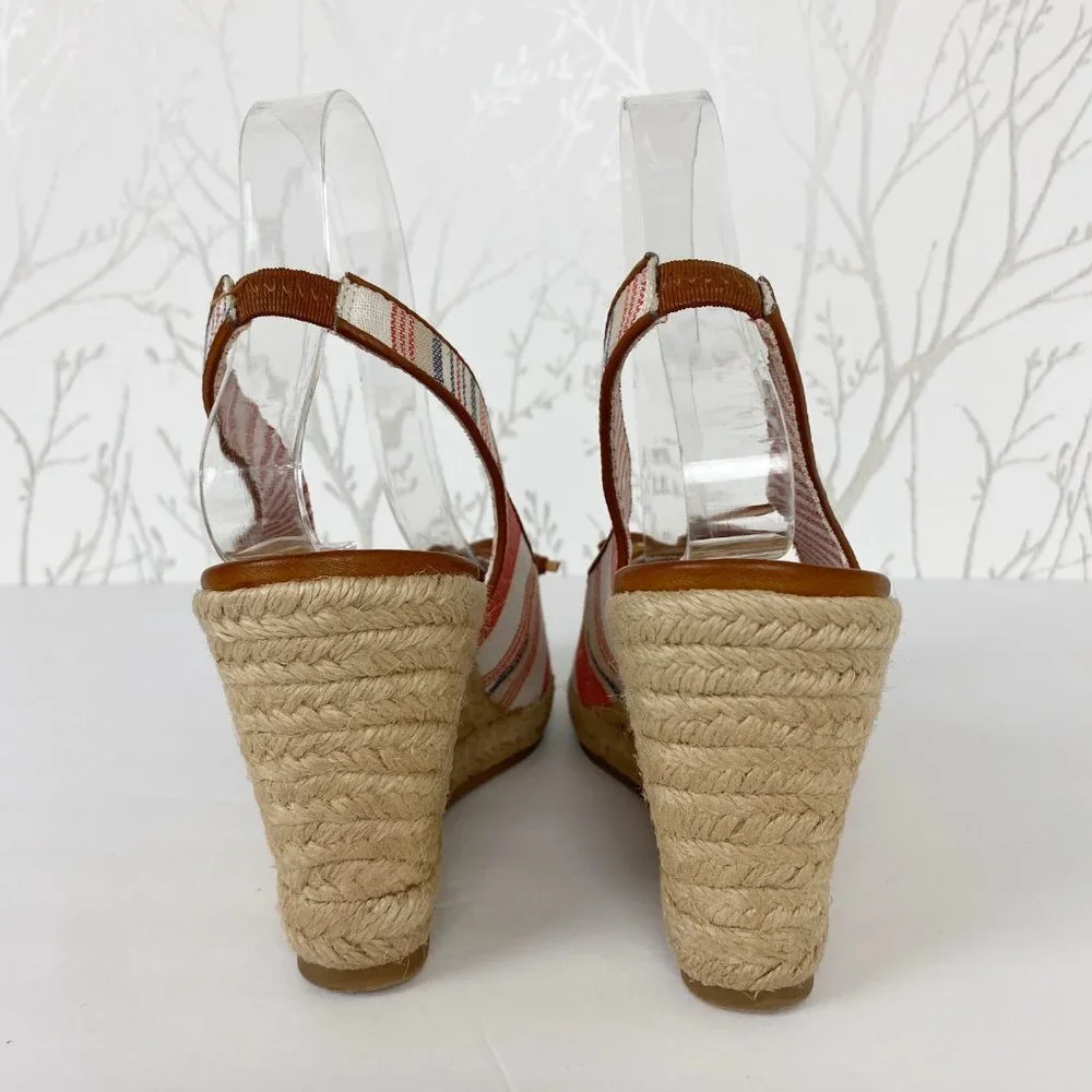 G. H. BASS & CO. Kim Fabric Wedge Slingback Sandal